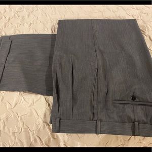 Men’s Roundtree and Yorke dress pants grey & khaki 38x34